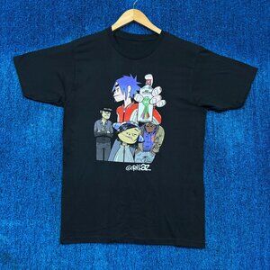 Gorillaz Inky Octopuss Car Paint Poster Trip Hop Band Tee M